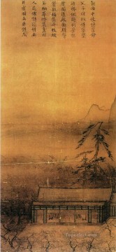 Ma Yuan Painting - banquet by lantern light old China ink
